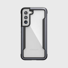 The Raptic Samsung Galaxy S23 Case - SHIELD is shown in black and white.