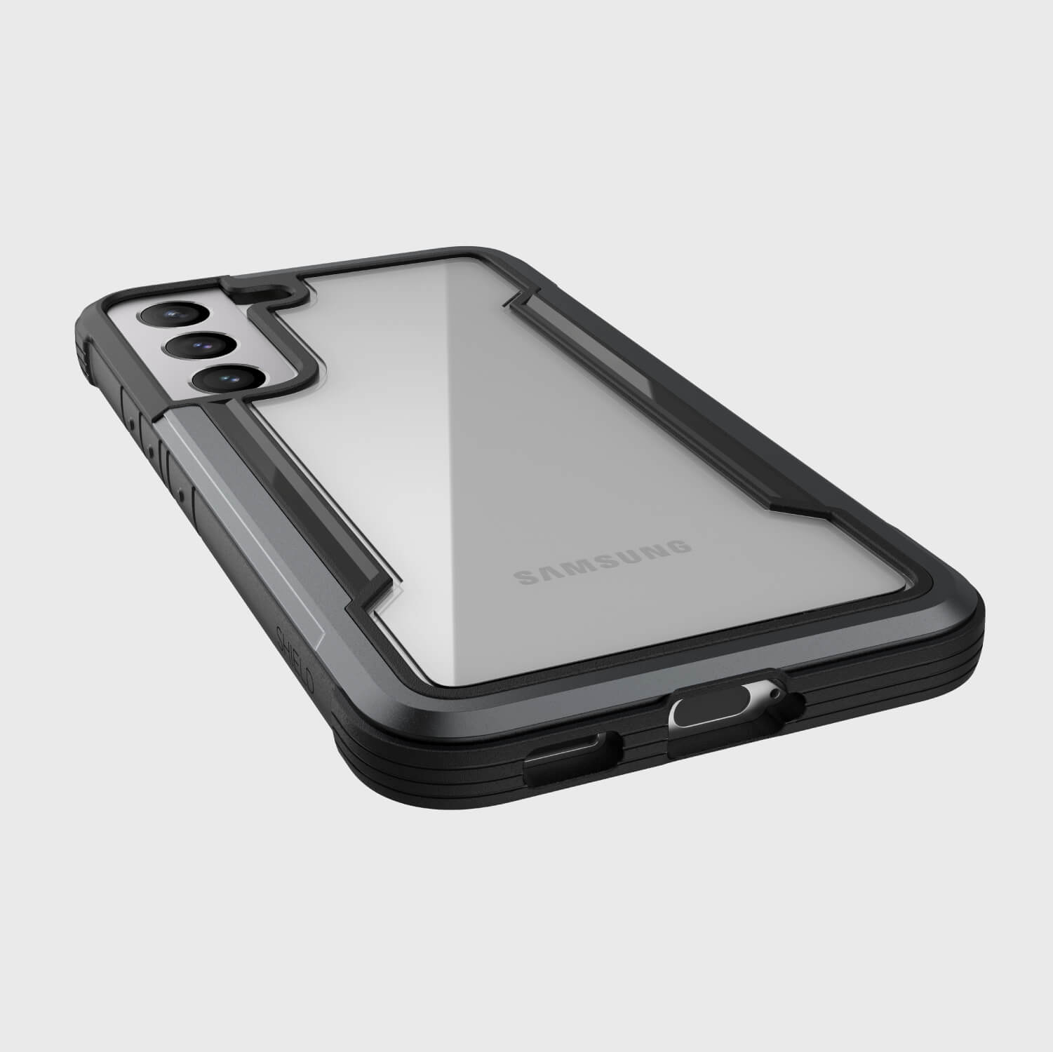 The Raptic Samsung Galaxy S23 Case - SHIELD is shown in black.