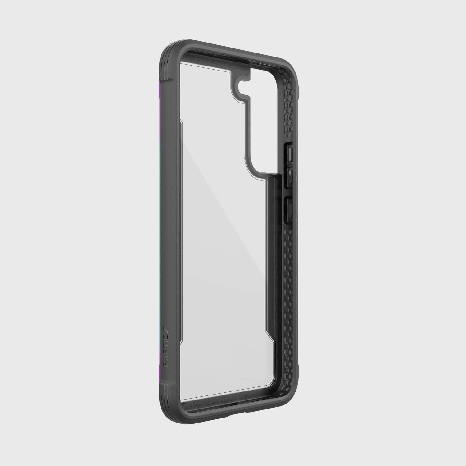 The back view of a Samsung Galaxy S23+ Case - SHIELD by Raptic.