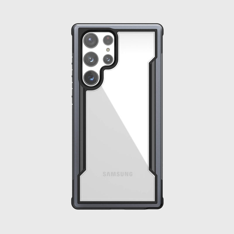 A Raptic Samsung Galaxy S23 Ultra Case - SHIELD with a camera on the back.