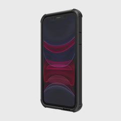 The iPhone 11 Pro Max Case - TACTICAL by Raptic is showcased, displaying its shock-absorbing rubber exterior, on a plain white background.