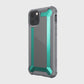 The back view of the Raptic Tactical protective iPhone 11 Pro Max case in grey, featuring a shock-absorbing rubber exterior.
