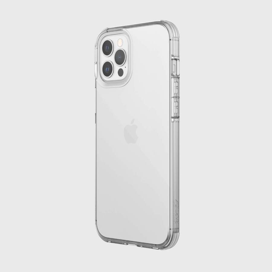 A Raptic iPhone 12 Pro Max Case offering drop protection on a white background.
