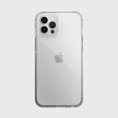 The back view of a Raptic iPhone 12 Pro Max Case - CLEAR offering drop protection.