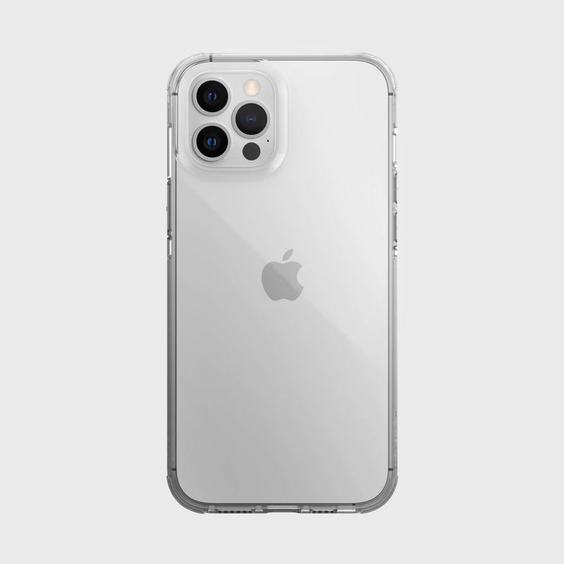 The back view of a Raptic iPhone 12 Pro Max Case - CLEAR offering drop protection.