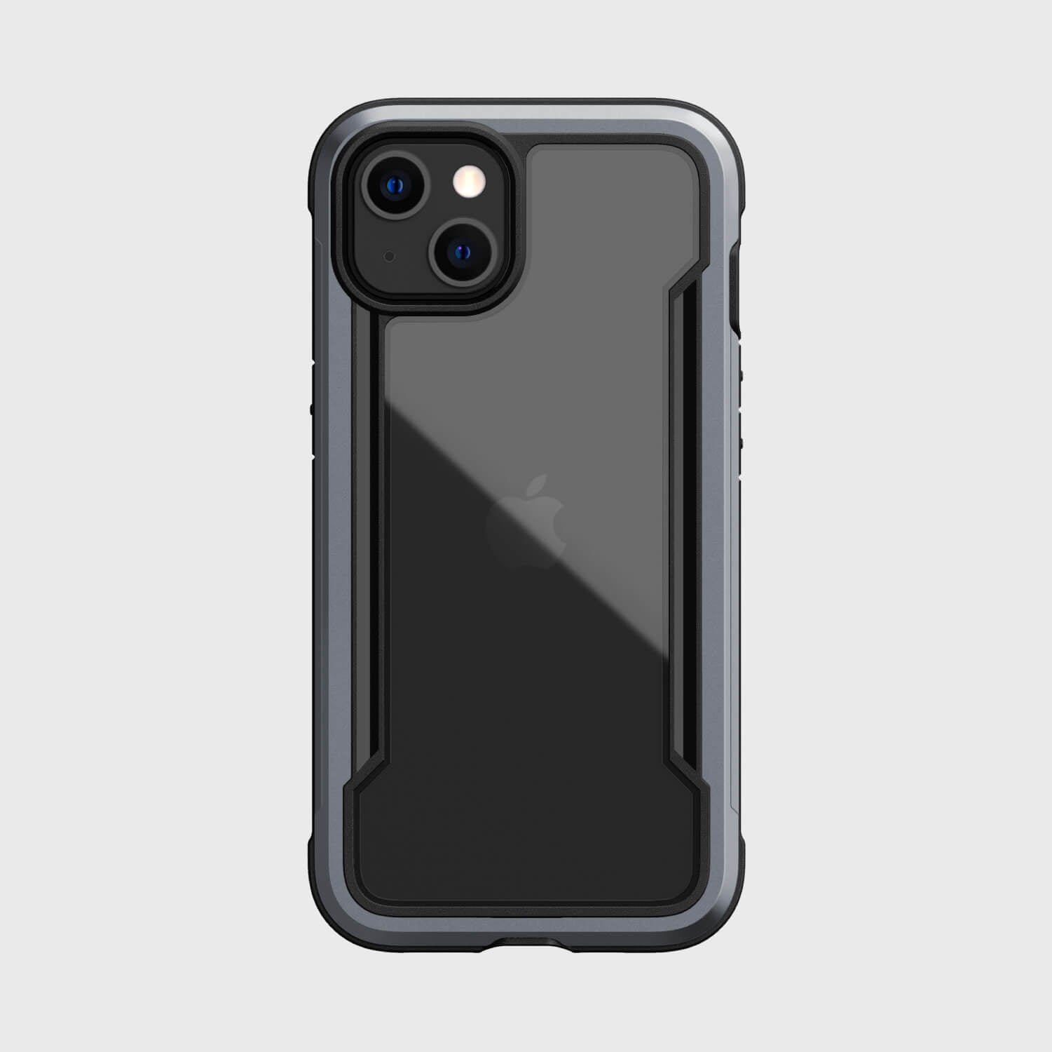 The back view of an iPhone 13 Case - SHIELD PRO by Raptic offering drop protection.
