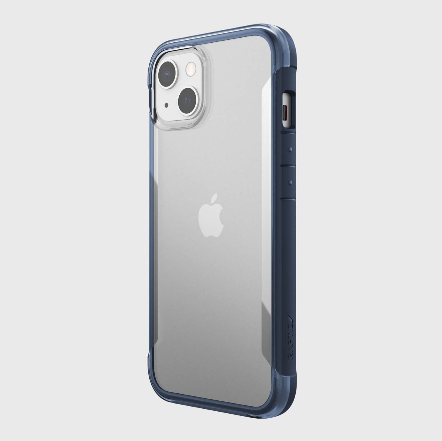 An eco-friendly and biodegradable iPhone 13 Case - TERRAIN in blue from Raptic.