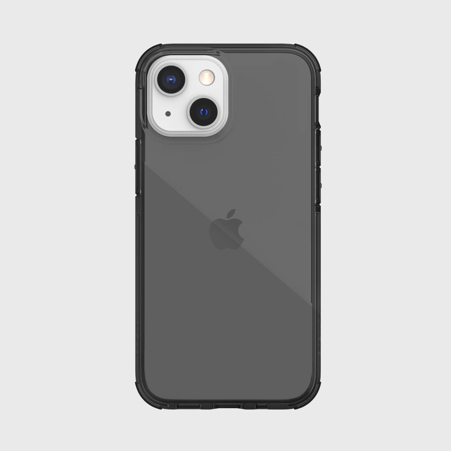 The back view of an iPhone 13 Mini Case - CLEAR by Raptic.