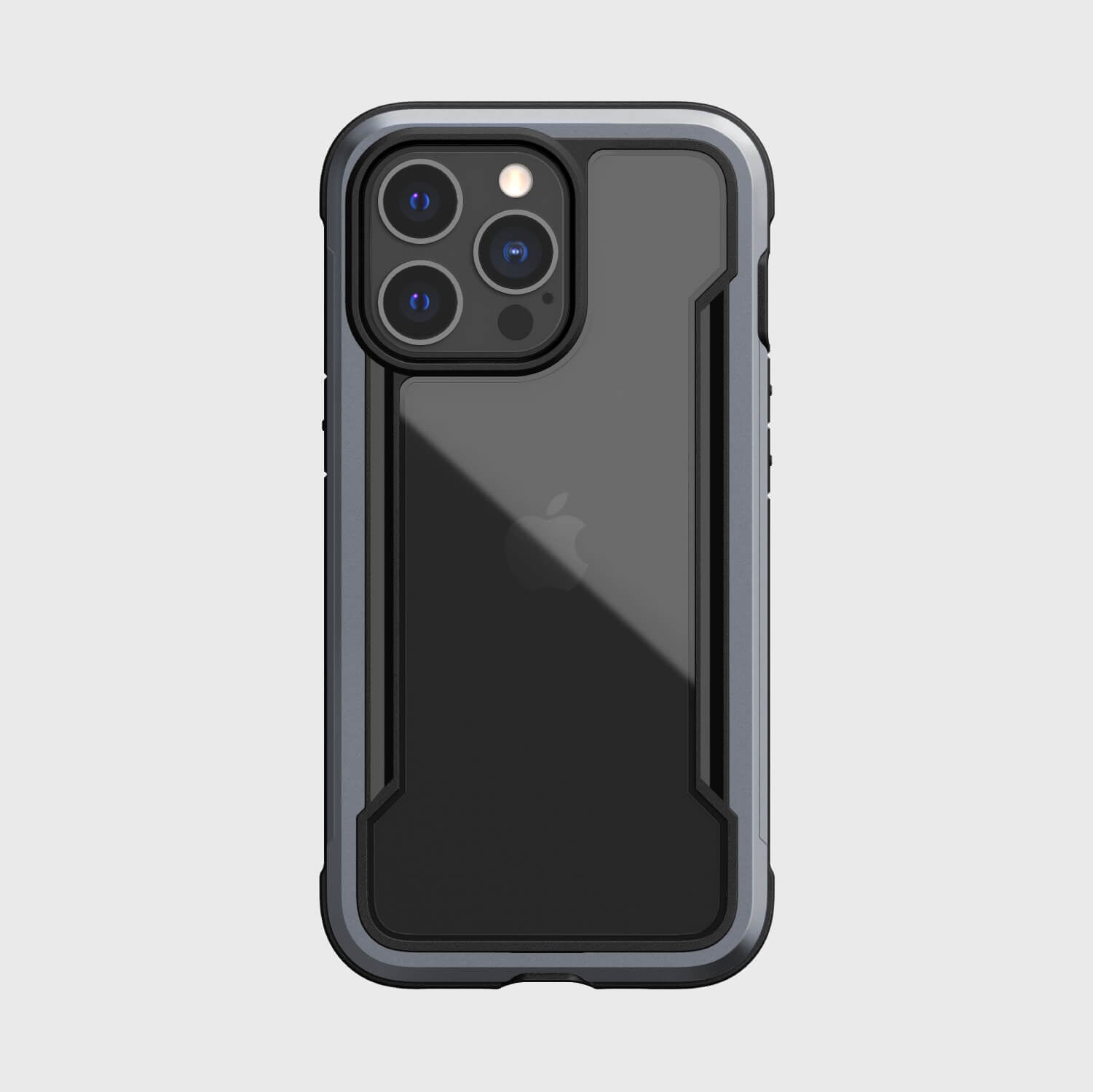 The back of an iPhone 13 Pro Max Case - SHIELD PRO by Raptic offering drop protection.