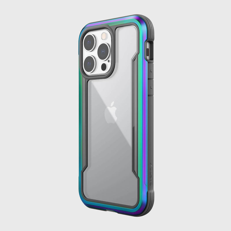 The back view of the Raptic Shield Pro case for iPhone 13 Pro Case - SHIELD PRO, providing drop protection.