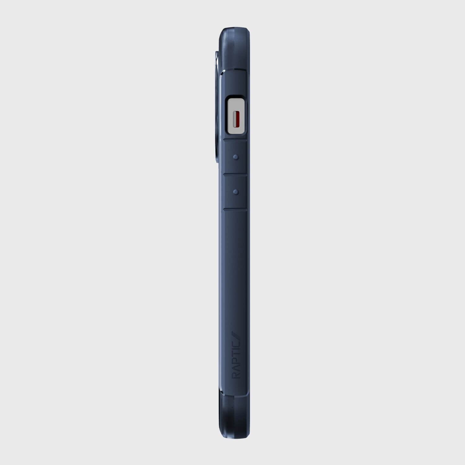 Eco-friendly Raptic iPhone 13 Pro Max Case - TERRAIN - blue.