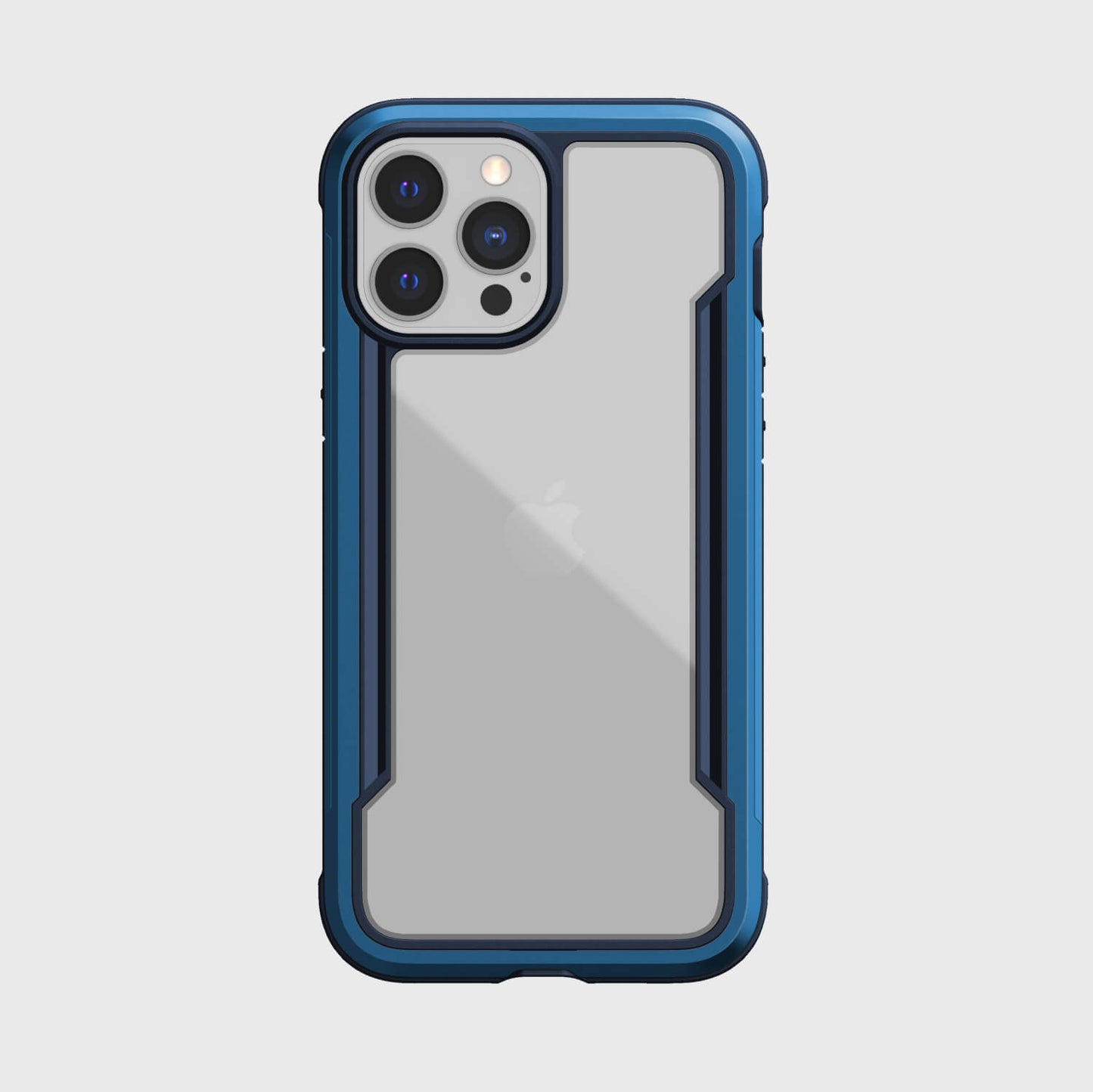 The iPhone 13 Pro Max Case - SHIELD PRO, by Raptic, is shown in blue.