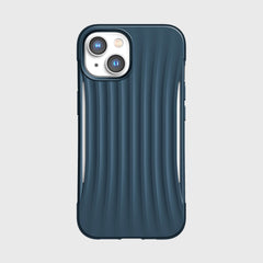 The iPhone 14 Case ~ Clutch by Raptic is shown in blue.