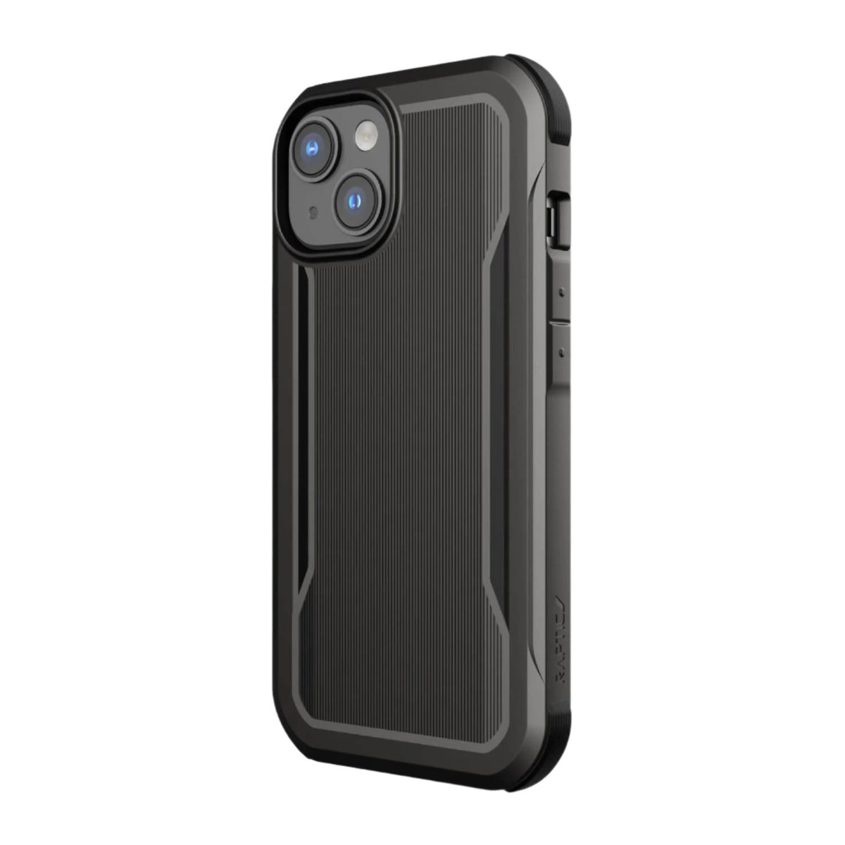 The Raptic iPhone 14 Case - Fort Built for MagSafe features a back view and offers MagSafe compatibility. It also provides military-grade drop protection.