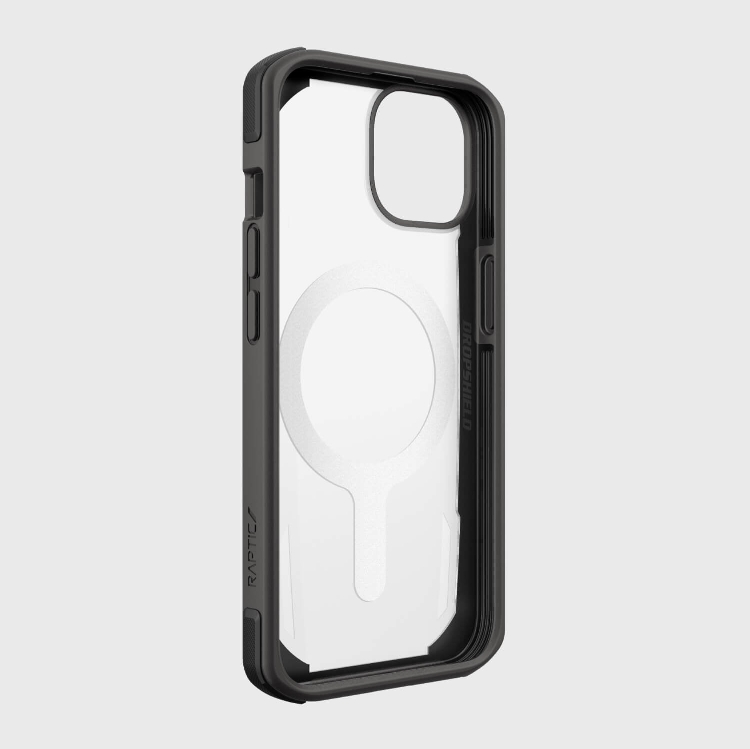 Raptic iPhone 14 Case ~ Secure built for MagSafe - black.