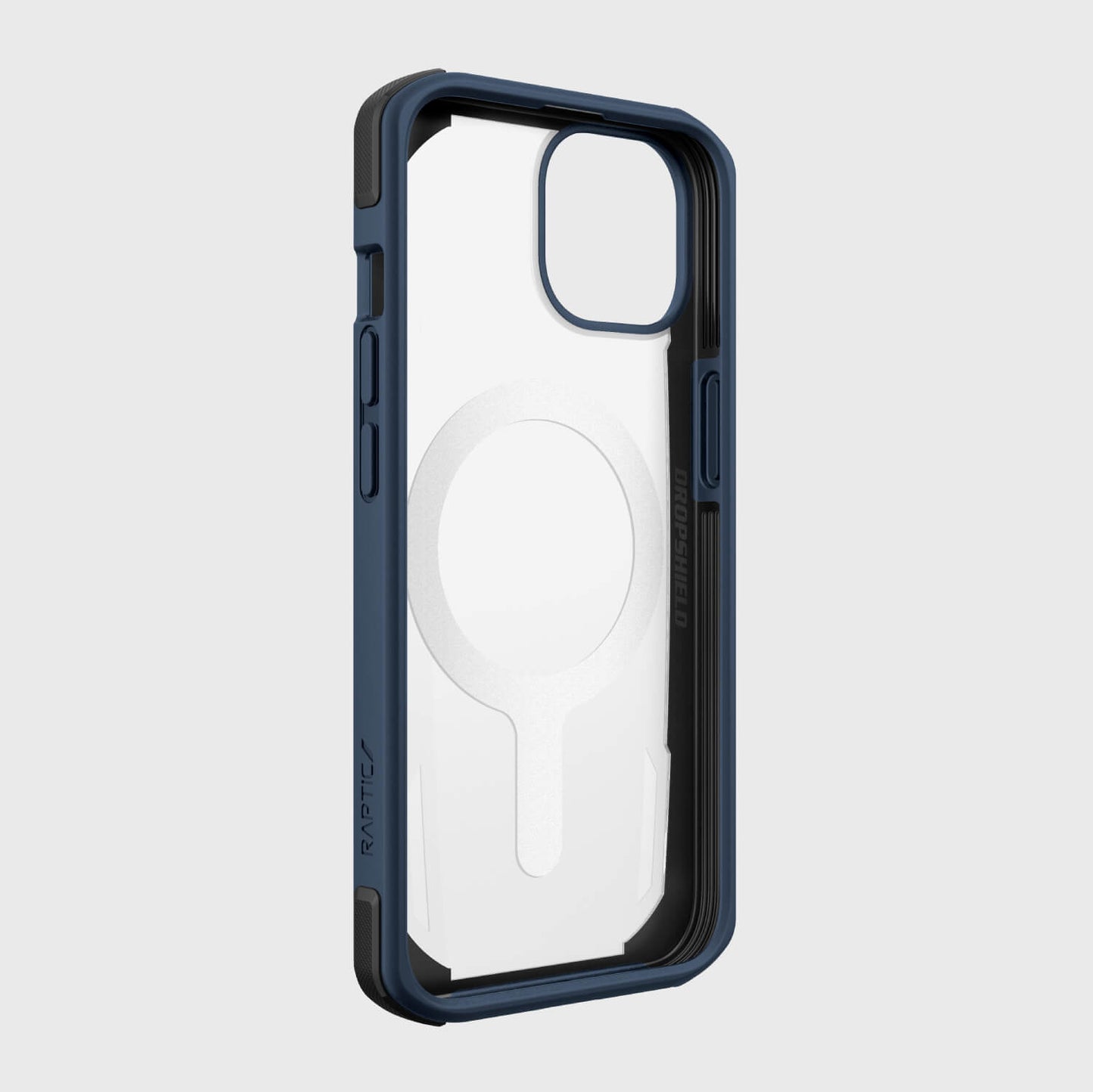Raptic iPhone 14 Case ~ Secure built for MagSafe - blue.