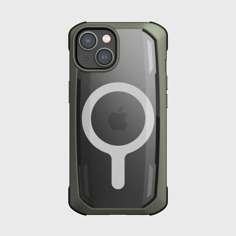 The iPhone 14 case from Raptic has a magnifying glass on it.