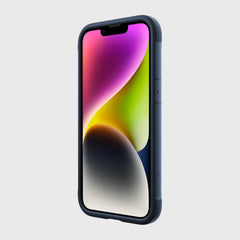 The iPhone 14 Case - Shield by Raptic is shown on a white background, offering screen protection.