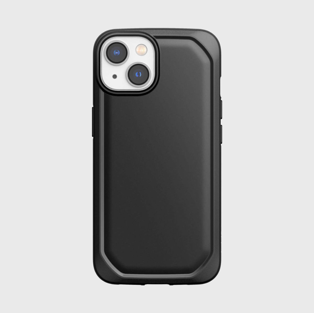 The back view of the slim black iPhone 14 Slim Case - Raptic Slim.