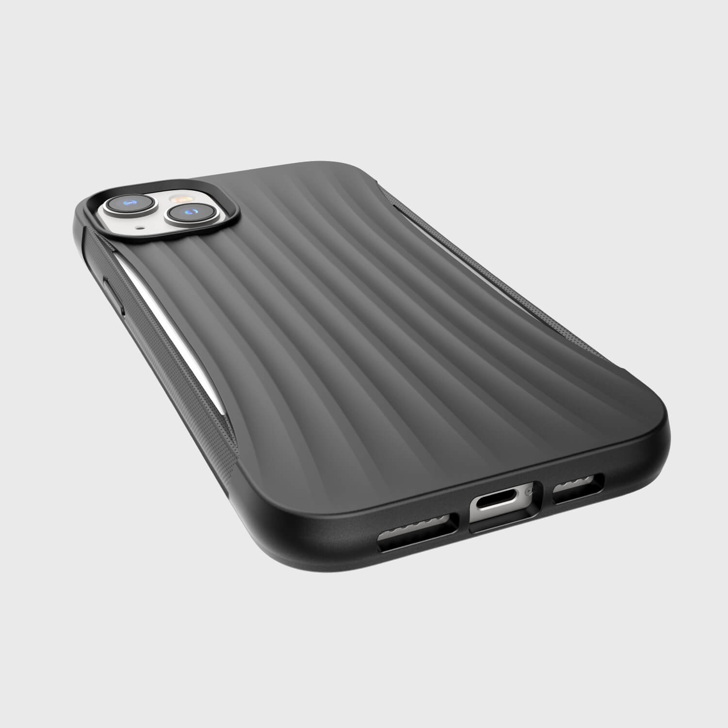 The back view of a Raptic military-grade drop protection iPhone 14 Plus Case ~ Clutch.