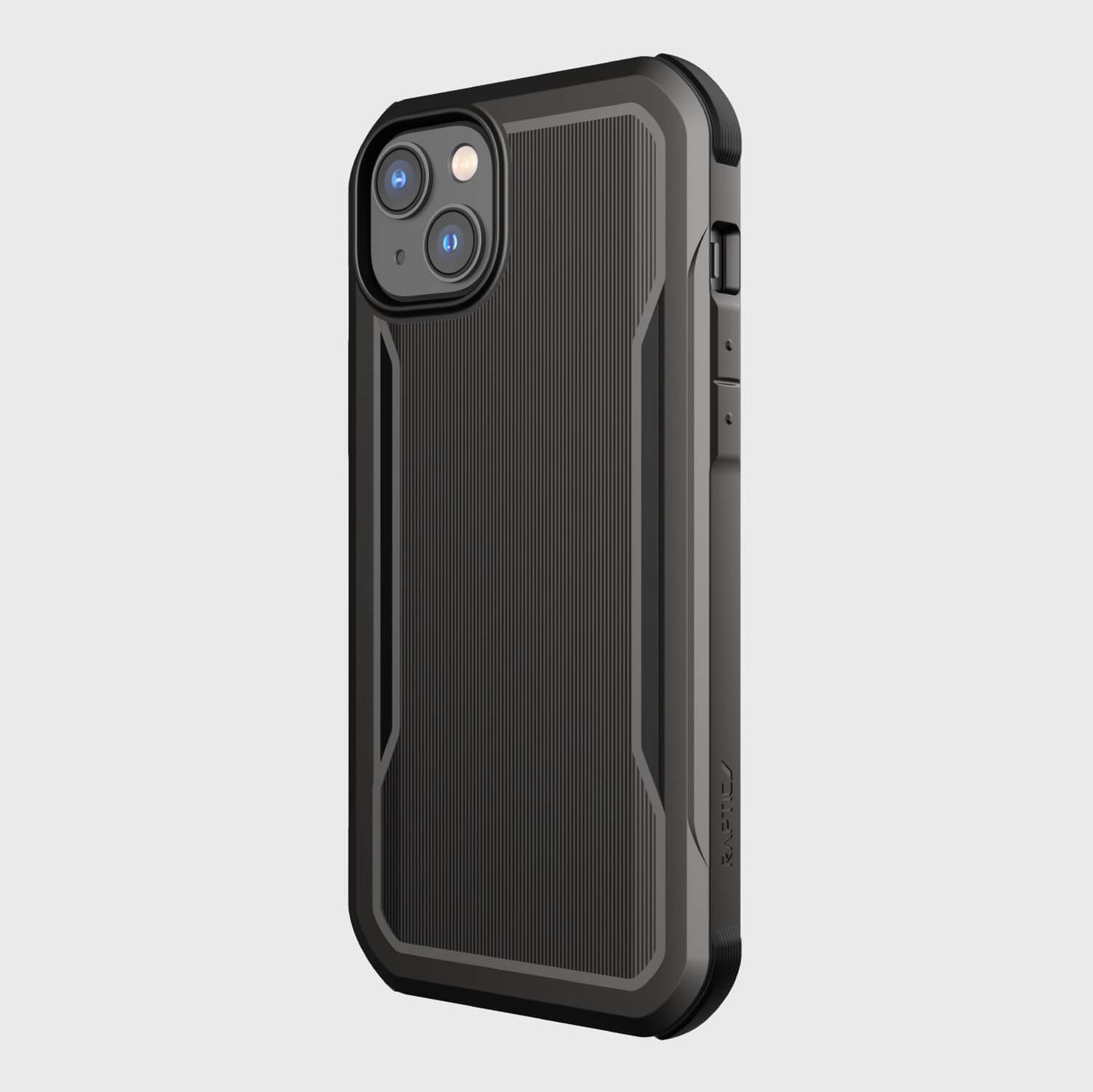 The back view of the Raptic iPhone 14 Plus Case - Fort Built for MagSafe featuring military-grade drop protection.