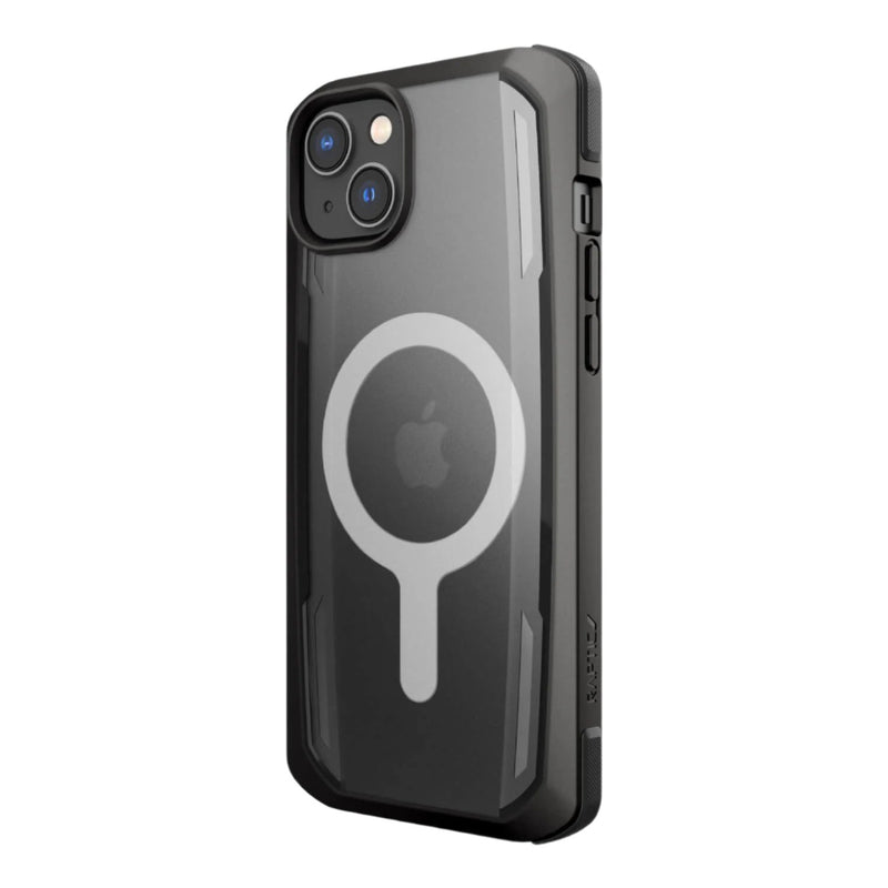 The back of a Raptic iPhone 14 Plus Case with military grade drop protection, secure built for MagSafe.