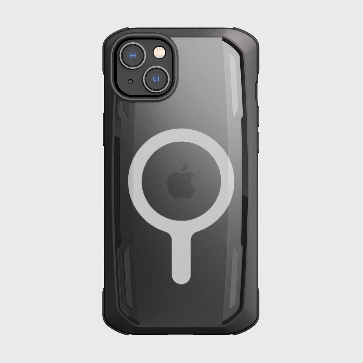 The iPhone 14 Plus Case by Raptic features a magnifying glass and military grade drop protection.