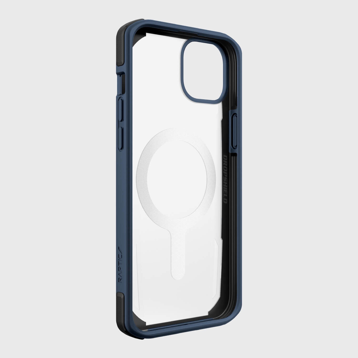 Raptic iPhone 14 Plus Case providing military grade drop protection.