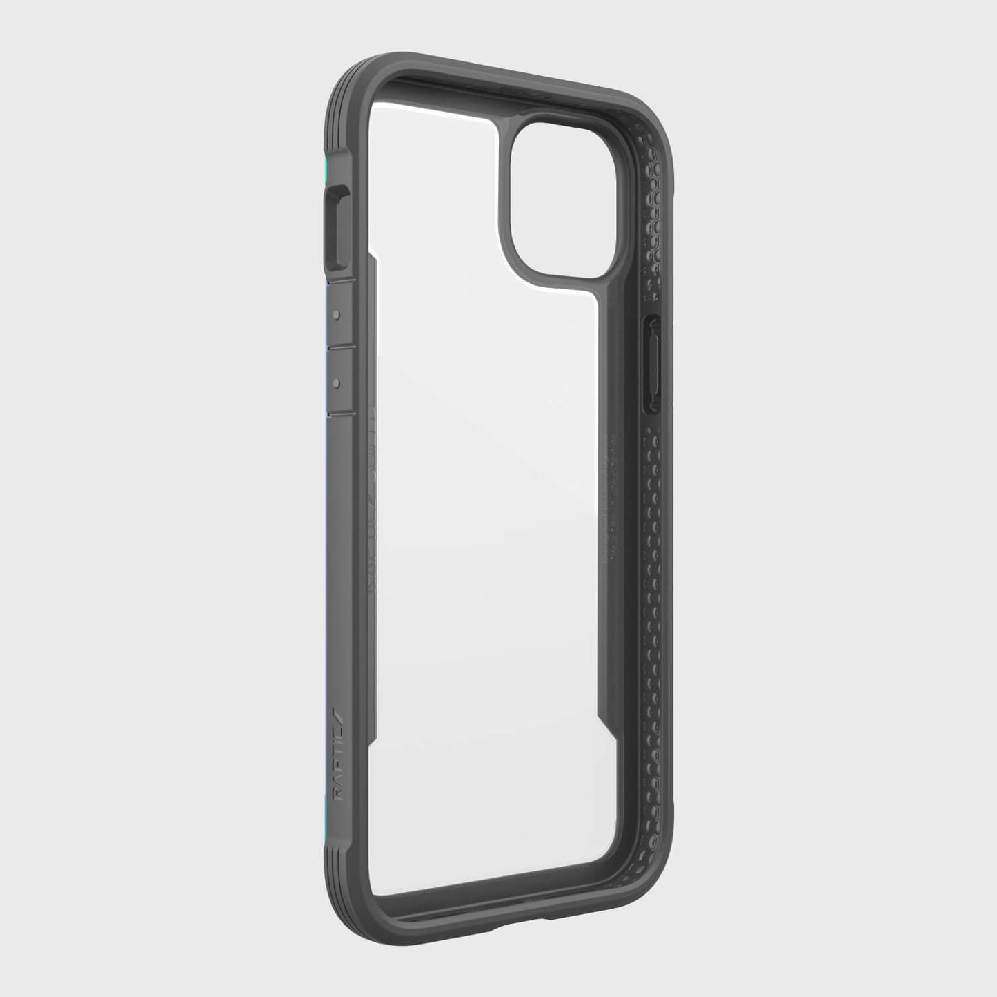 The lightweight iPhone 14 Plus Case - Shield from Raptic is shown on a white background.