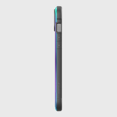 The Raptic iPhone 14 Plus Case - Shield offers 10 foot drop protection in a black and purple color.