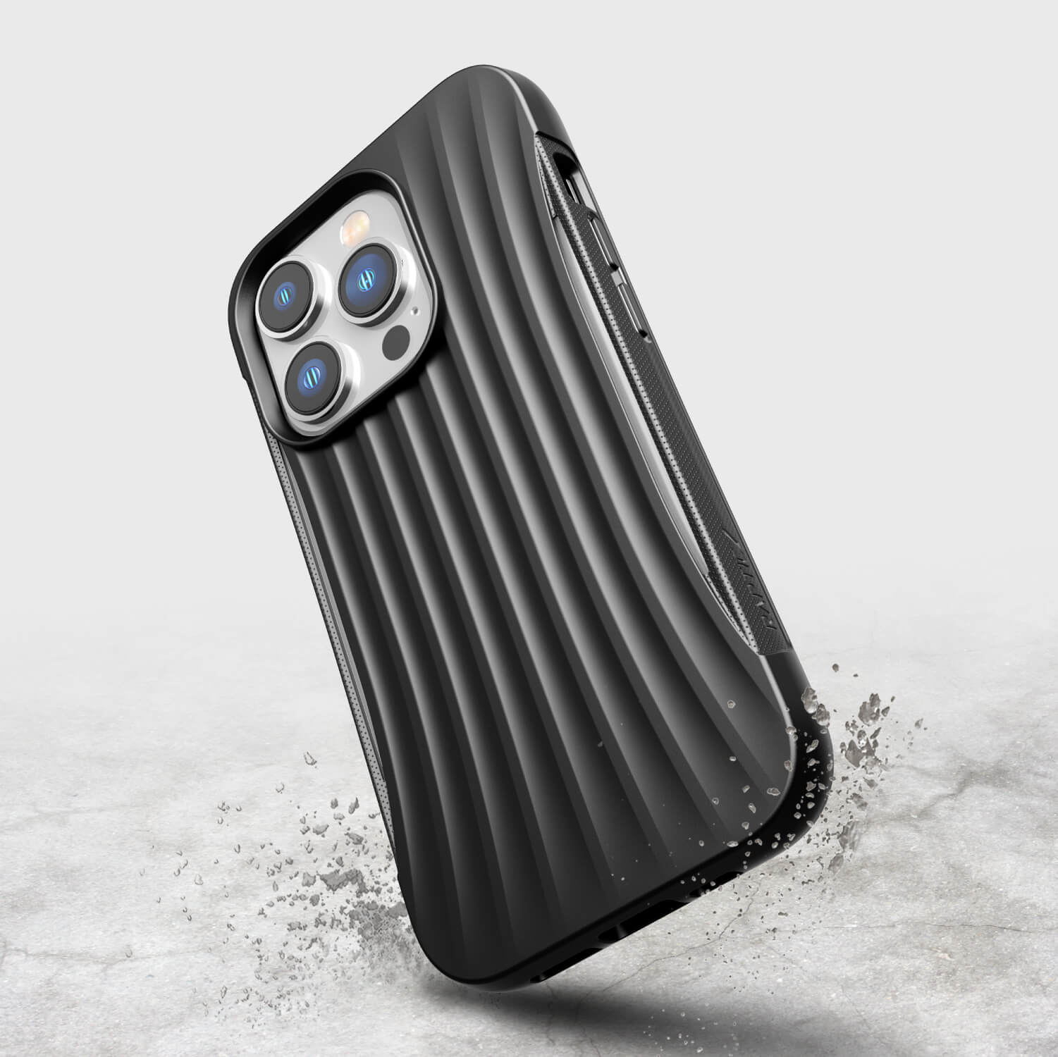 The iPhone 14 Pro Case - Clutch by Raptic is shown in black.