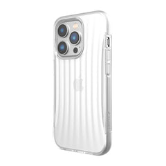 The back view of an iPhone 14 Pro Case ~ Clutch in white by Raptic.