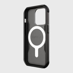 Raptic iPhone 14 Pro Case - Fort Built for MagSafe offers superior protection and grip in sleek black.