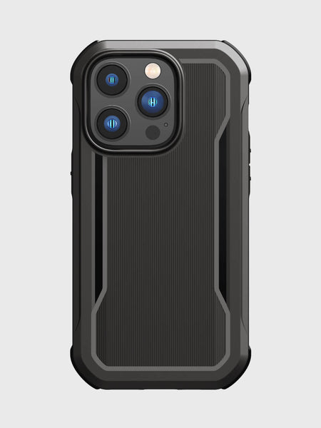A Raptic iPhone 14 Pro Case - Fort Built for MagSafe with Magsafe magnets compatibility for the back of an iPhone 11 Pro, providing an enhanced grip.