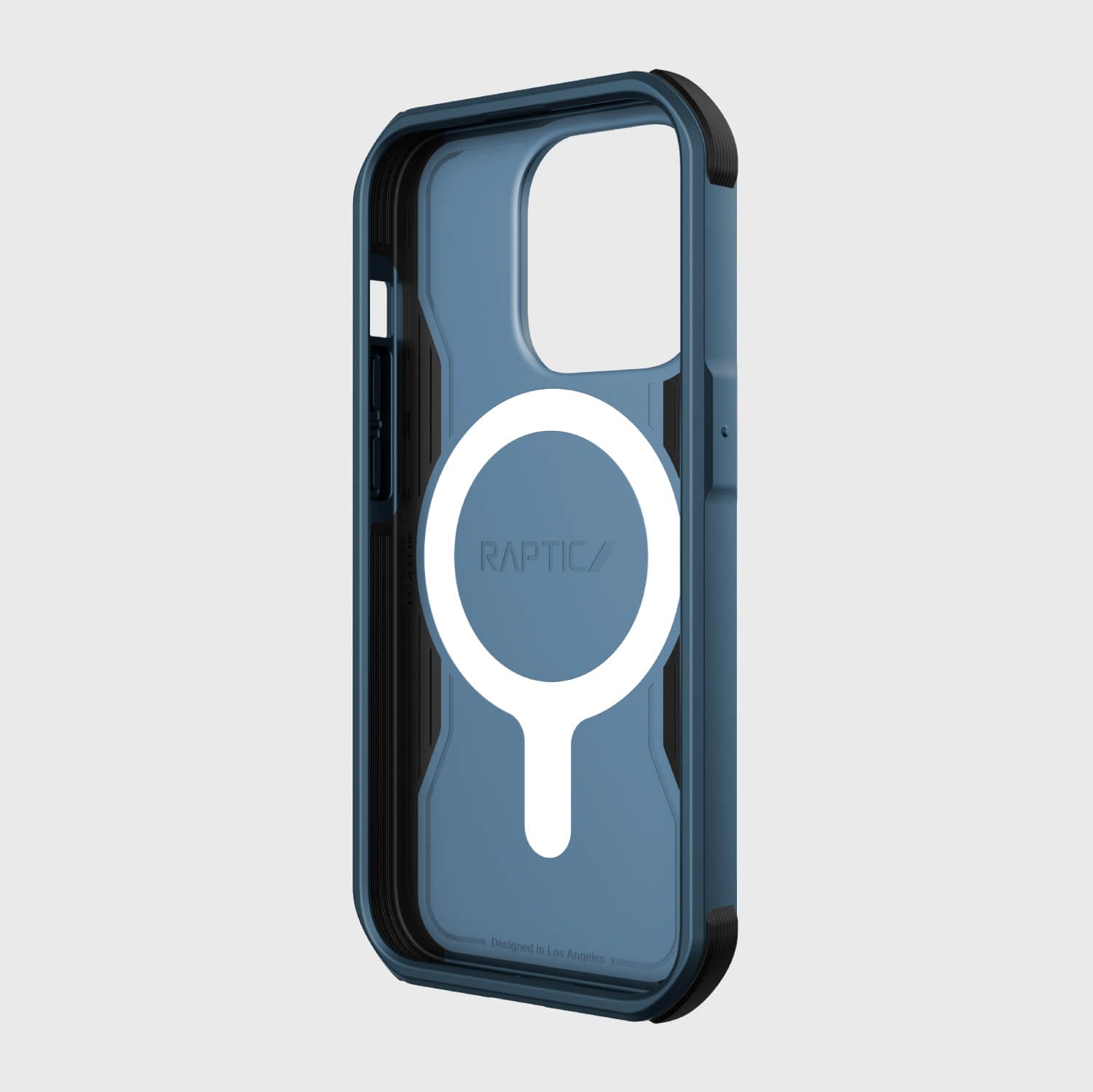 Military Grade Drop Protection and scratch resistance Raptic iPhone 14 Pro Case - Fort Built for MagSafe - blue.