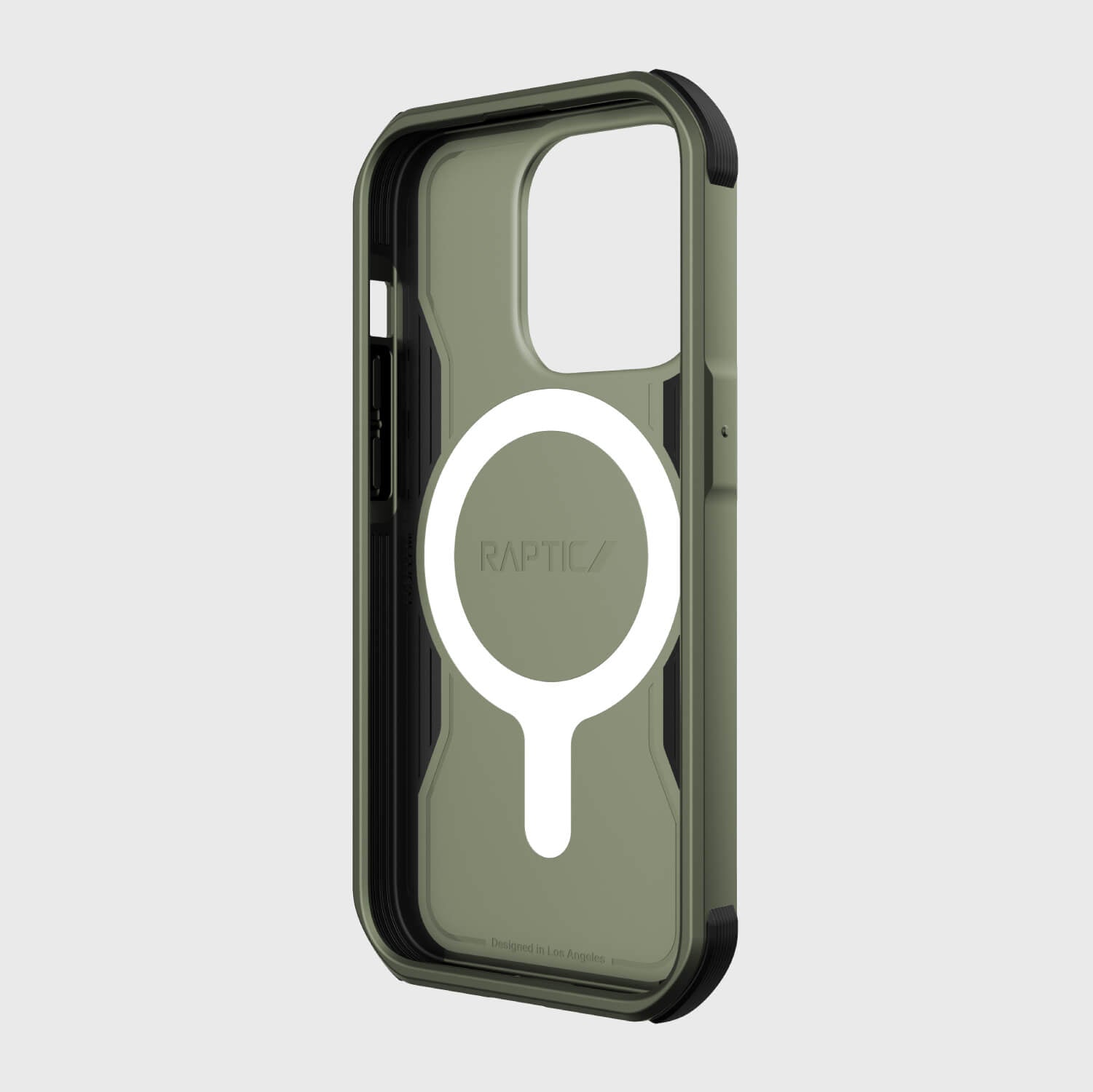 Raptic iPhone 14 Pro case - green with Military Grade Drop Protection.