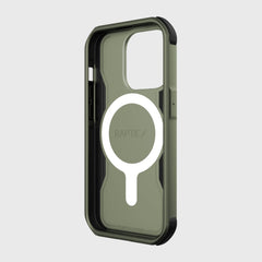 Raptic iPhone 14 Pro case - green with Military Grade Drop Protection.
