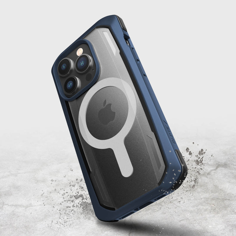The iPhone 14 Pro Case ~ Secure built for MagSafe by Raptic is shown in blue.