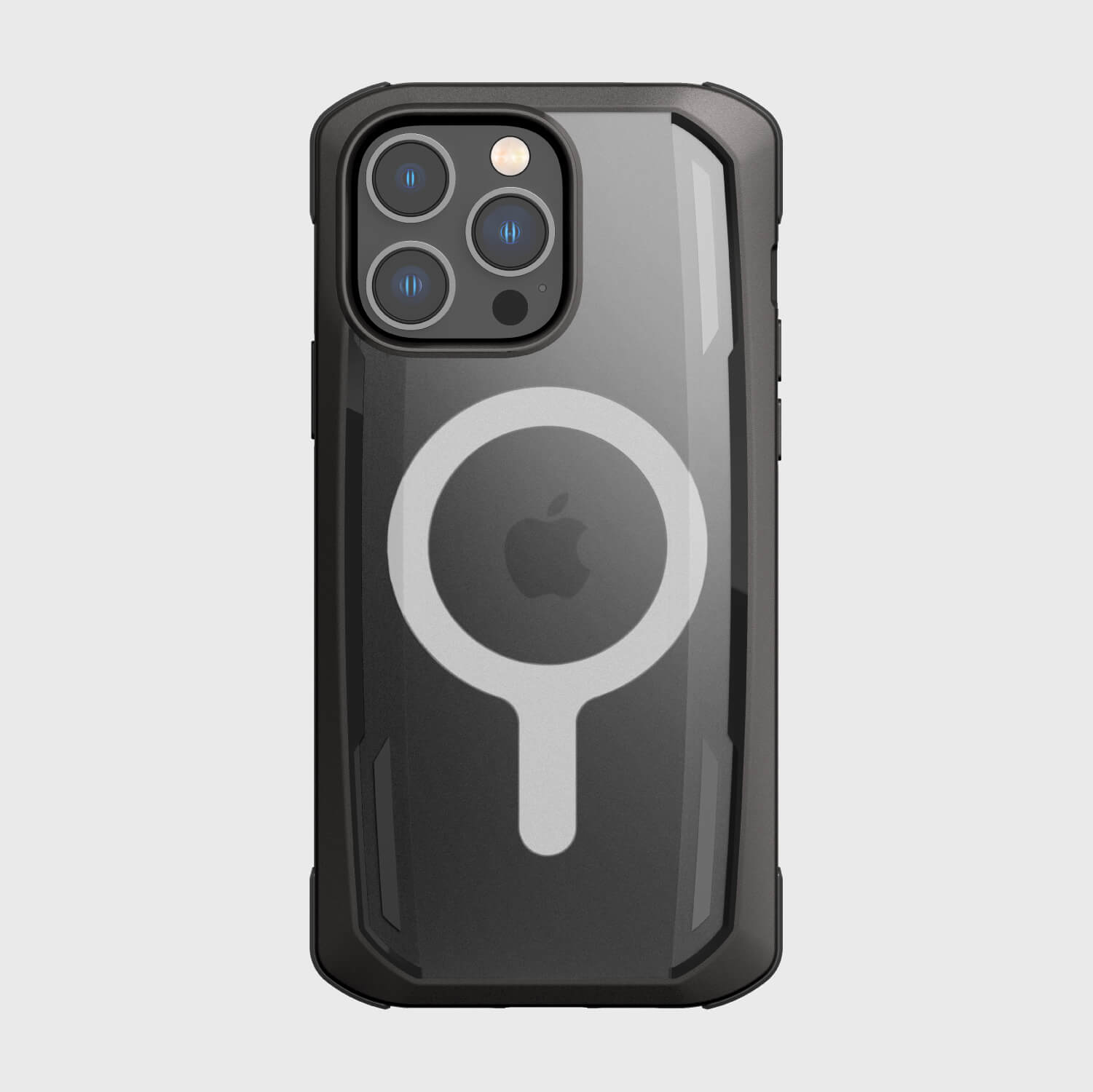 The iPhone 14/15 Pro Max Case ~ Secure built for MagSafe by Raptic has a magnifying glass for enhanced viewing.