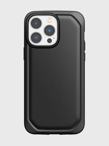 The environmentally friendly black iPhone 14 Pro Max Case - Raptic Slim & Sleek is shown on a white background.