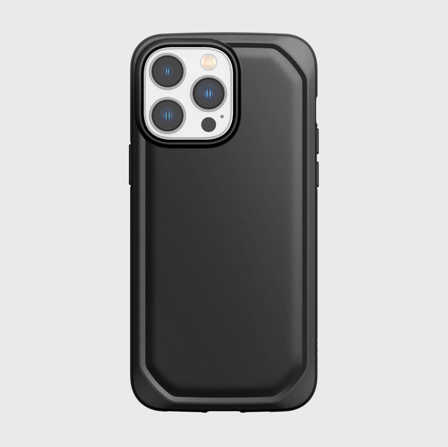 The environmentally friendly black iPhone 14 Pro Max Case - Raptic Slim & Sleek is shown on a white background.