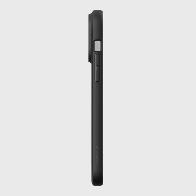 The back view of a iPhone 14 Pro Max Case - Raptic Slim & Sleek with texturing depth on a white background.