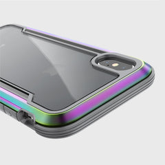 The back view of the Raptic iPhone XS Max Case - SHIELD featuring drop protection.