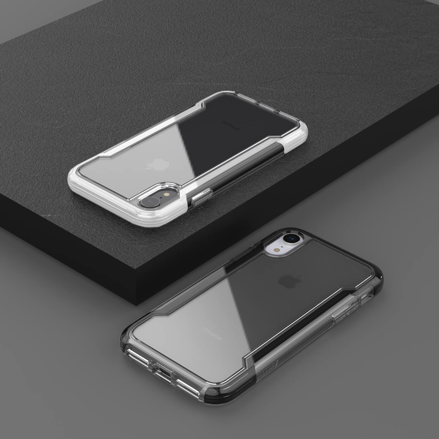 A Raptic iPhone XR Case - CLEAR.