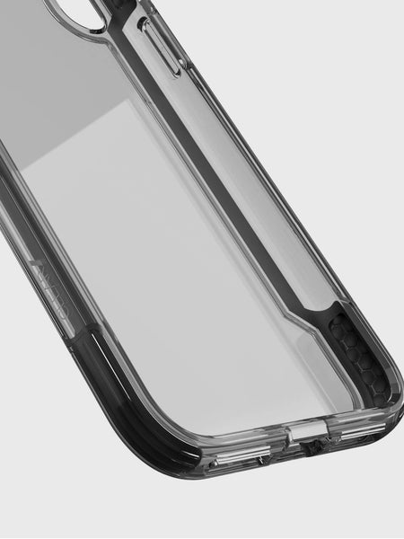 The back view of a Raptic iPhone XR Case - CLEAR.