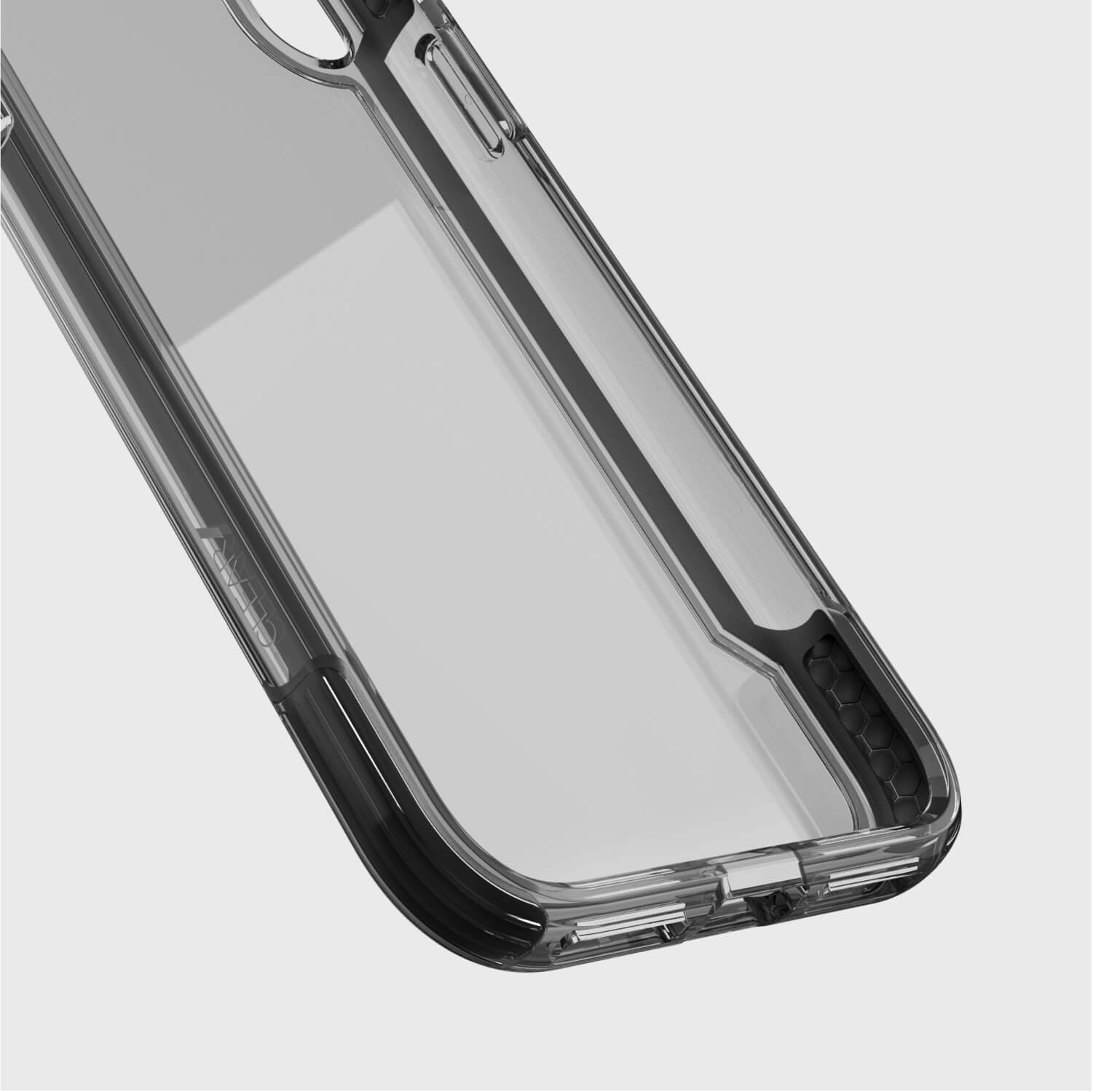 The back view of a Raptic iPhone XR Case - CLEAR.