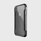 The Raptic iPhone XS Max Case - CLEAR offers military-grade drop protection, fits snugly, and showcases the iconic Apple logo while ensuring anti-yellowing and anti-scratch features.